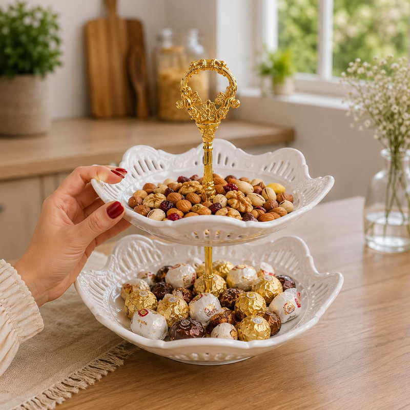 شیرینی خوری مدل لب توری