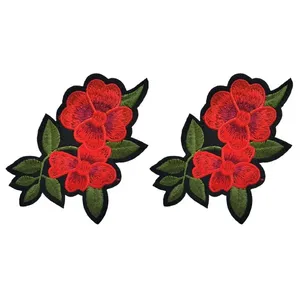 گل رز تزئینی کد ST-1404-M بسته 2 عددی