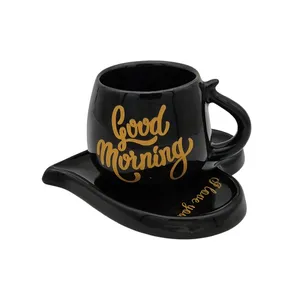 فنجان و نعلبکی مدل اشکی کد 14243xgodmorning