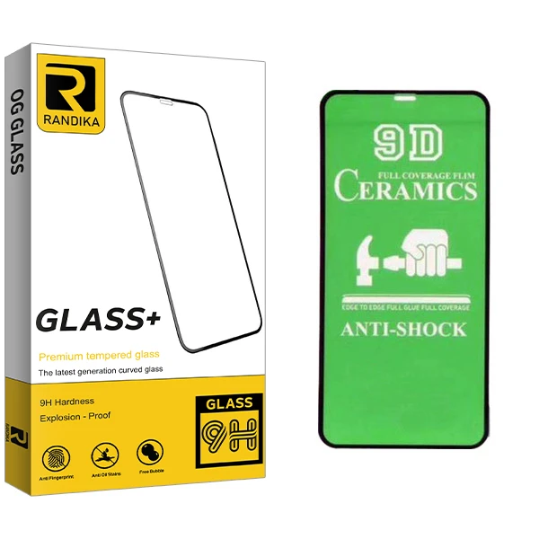 محافظ صفحه نمایش 9D راندیکا مدل GLD مناسب برای گوشی موبایل اپل Iphone X/ Xs /11 Pro