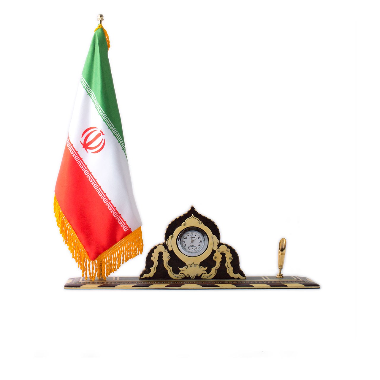 ست رومیزی  اداری خاتم کاری شده رستا طرح 18-15-101