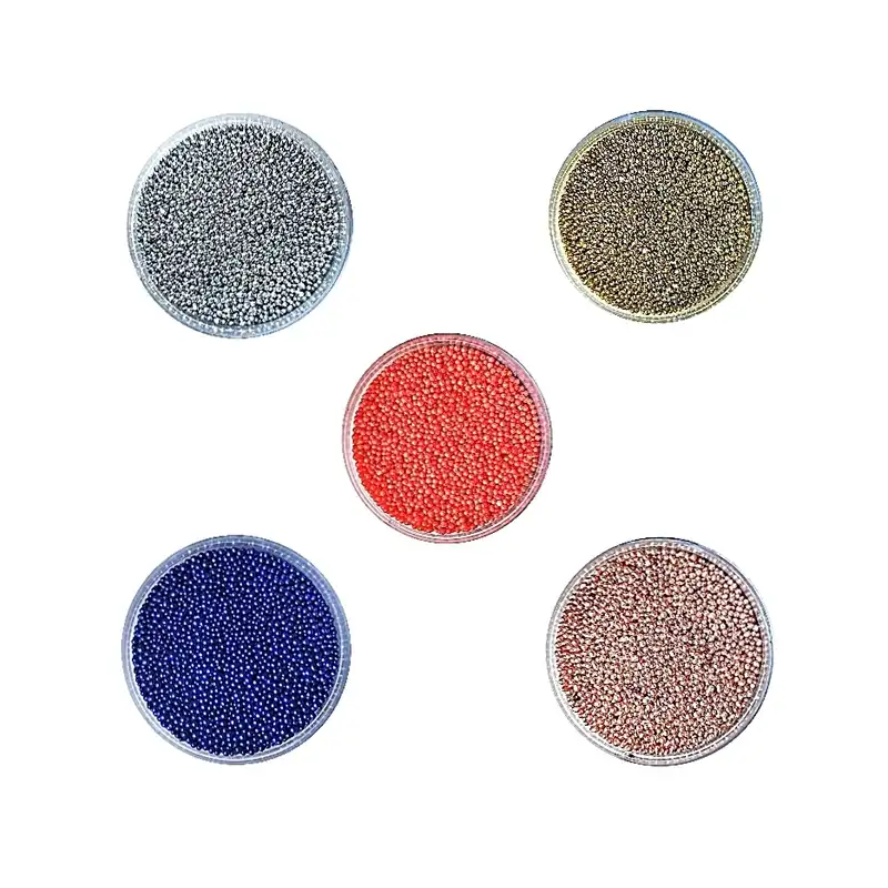 تزیین ناخن مدل خاویار هولوگرامی VIP مجموعه 5 عددی