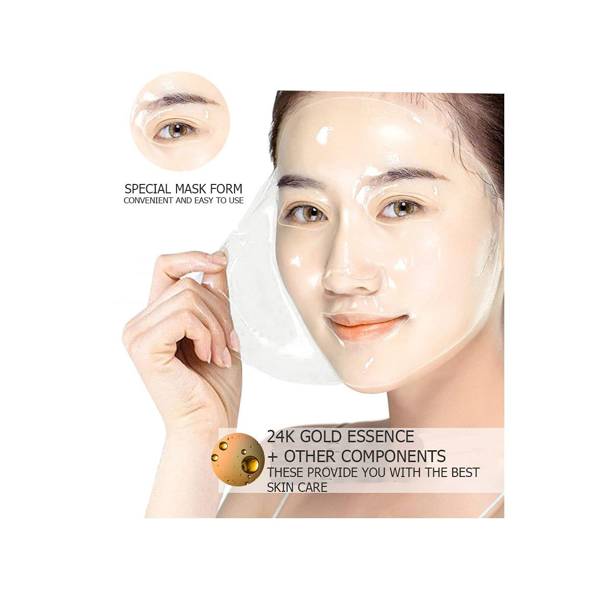 ماسک صورت بایو آکوا مدل NILY-BEAUTECRET وزن 28 گرم بسته 2 عددی