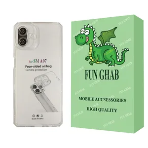 کاور فان قاب مدل ژله ای مناسب برای گوشی موبایل سامسونگ Galaxy A07