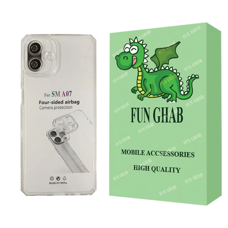 کاور فان قاب مدل ژله ای مناسب برای گوشی موبایل سامسونگ Galaxy A07