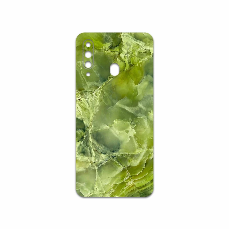برچسب پوششی ماهوت مدل Green Crystal Marble مناسب برای گوشی موبایل سامسونگ Galaxy A60