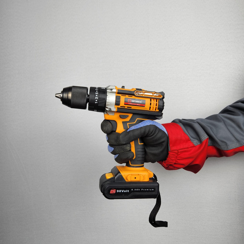 مجموعه 95 عددی دریل پیچ گوشتی شارژی اینتیمکس کد لاق 244