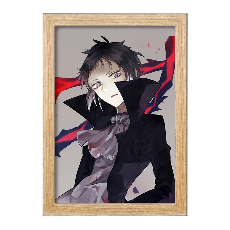 تابلو خندالو مدل آکوتاگوا انیمه سگ های ولگرد بانگو  کد 15642