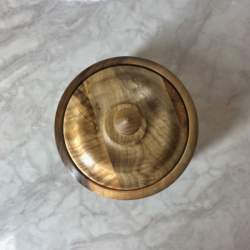 قندان مدل چوبی خمره ای