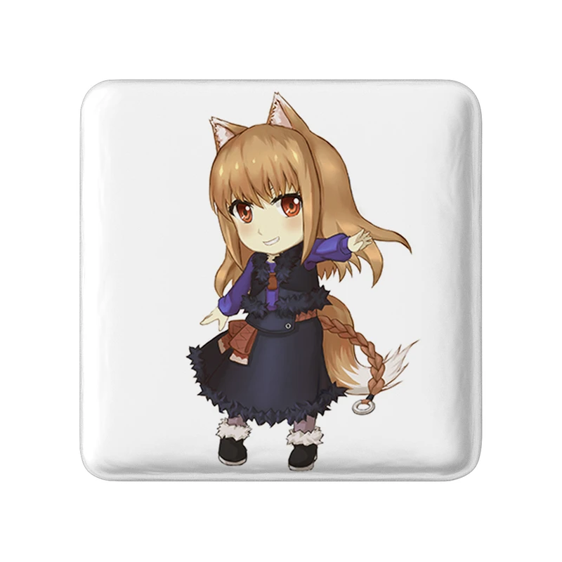 پیکسل خندالو طرح هولو انیمه ادویه و گرگ مدل مربعی کد 36092