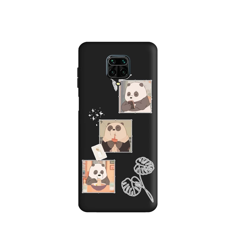 کاور قاب گوشی طرح قاب عکس پاندا خرسی کد k1223 مناسب برای گوشی موبایل شیائومی Redmi Note 9S / Redmi Note 9 Pro