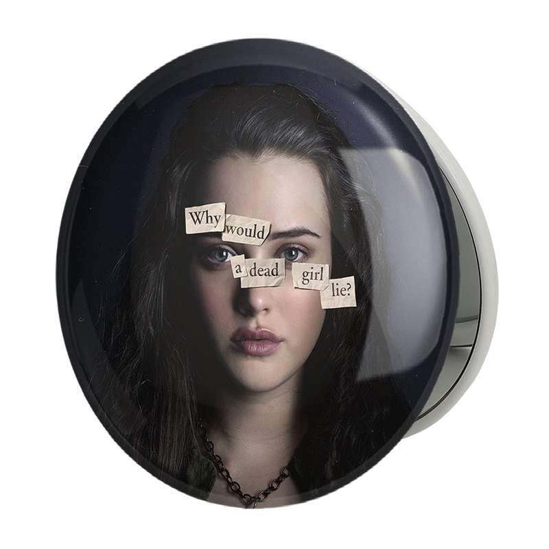 آینه جیبی خندالو طرح هانا بیکر 13دلیل برای اینکه Reasons Why13 مدل تاشو کد 20333