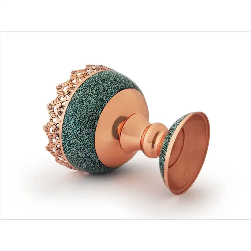 آجیل خوری فیروزه کوبی مسی کد 16