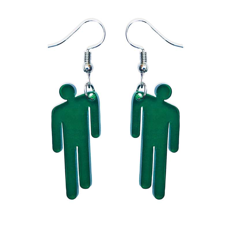 گوشواره دخترانه مدل Bilie Eilish گوشواره دخترانه مدل Bilie Eilish