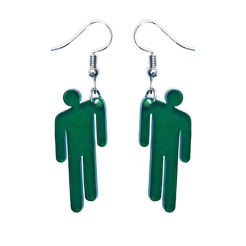 گوشواره دخترانه مدل Bilie Eilish گوشواره دخترانه مدل Bilie Eilish