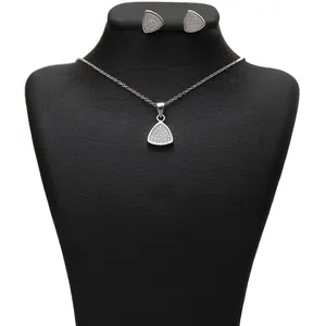 نیم ست نقره شهر جواهر مدل SJS-SE024