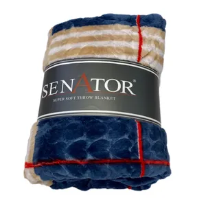 پتو 1 نفر مدل سناتور سایز 220x150 سانتی‌متر