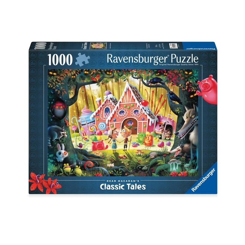 پازل 1000 تکه راونزبرگر مدل Hansel and Gretel کد 12000415 مناسب برای 14 سال به بالا