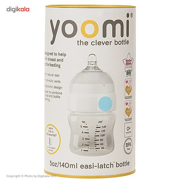 شیشه شیر یومی مدل Y15b 5Oz ظرفیت 140 میلی لیتر