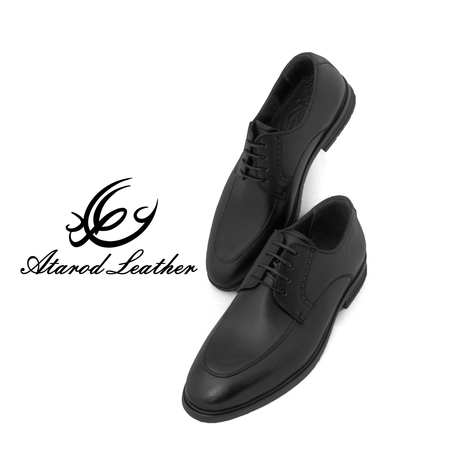 کفش مردانه چرم عطارد مدل چرم طبیعی کد SH287 - - 6