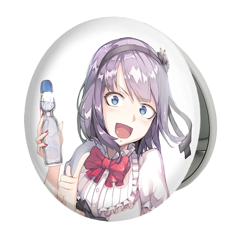 آینه جیبی خندالو طرح شیداره انیمه داگاشی کاشی Dagashi Kashi مدل تاشو کد 23383 