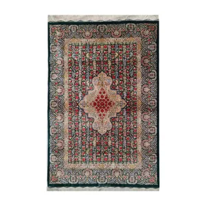 فرش دستبافت یک و نیم متری قم مرادی کد 751
