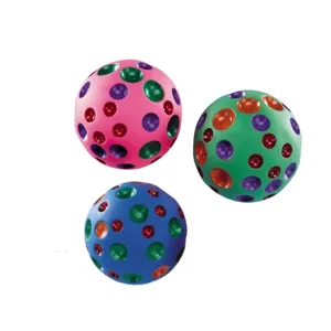 توپ صدادار سگ نوبی مدل Vinyl Cheese  بسته سه عددی