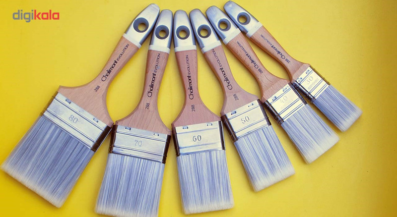 قلم موی شالیمونت مدل Evolution تخت بسته 6 عددی قلم موی شالیمونت مدل Evolution تخت بسته 6 عددی