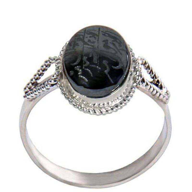 انگشتر نقره زنانه مدل حدید