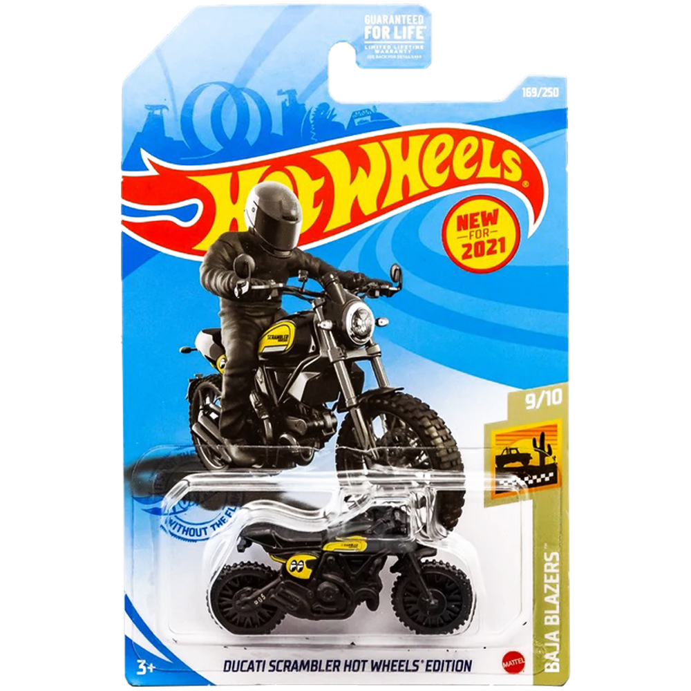 موتور بازی هات ویلز مدل Ducati Scrambler Hot Wheels Edition