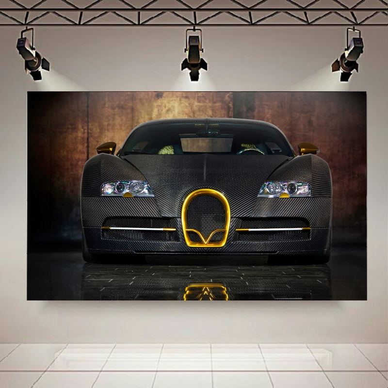 تابلو بوم طرح بوگاتی مدل Mansory Bugtti Veyron Linea Vincero dOro2 کد AR2637