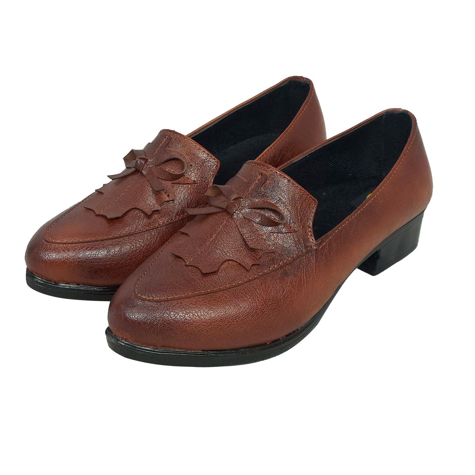 کفش زنانه سیی مدل چرم برگی کد 1861 -  - 2