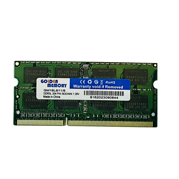 رم لپ تاپ DDR3 تک کاناله 12800 مگاهرتز 12800گلدن مموری مدلGM16LS11/8G ظرفیت 8 گیگابایت