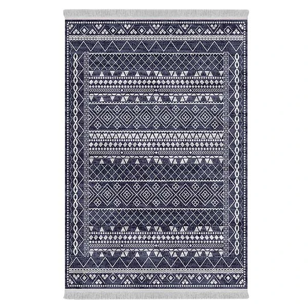 فرش پارچه‌ای دفه مدل فرشینه طرح مدرن کد 185