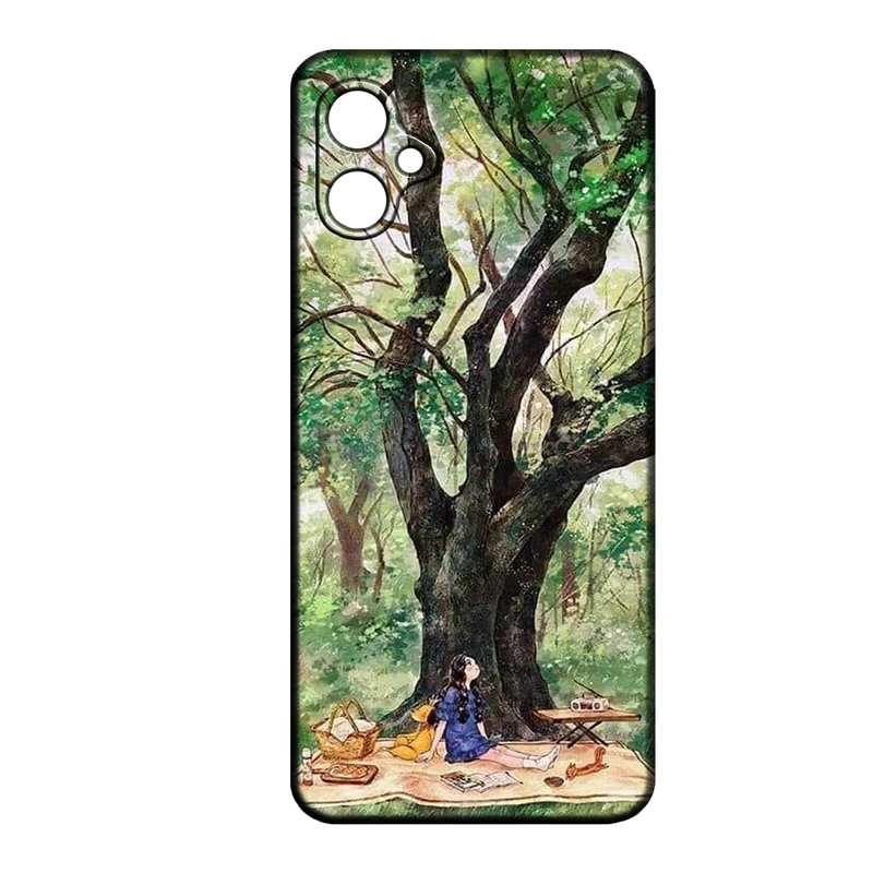 کاور طرح دخترانه کد 235 مناسب برای گوشی موبایل سامسونگ Galaxy A05