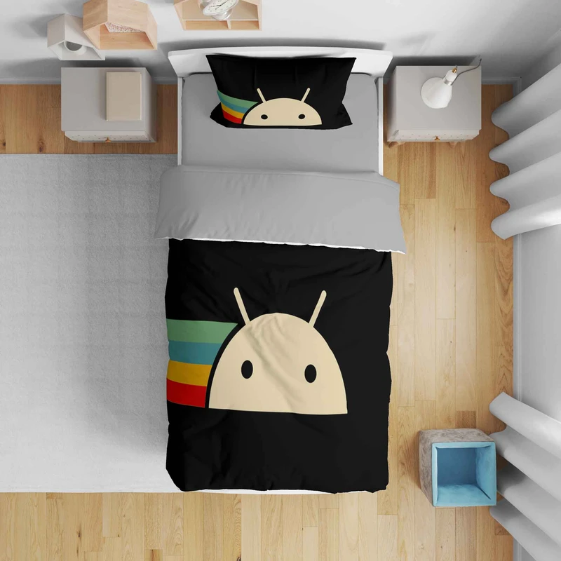 سرویس روتختی مدل اندروید 5250 تک نفره 5 تکه