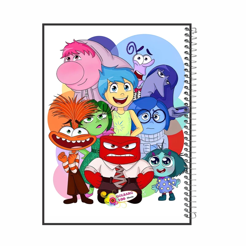 دفتر مشق 100 برگ گلبرگ مدل دخترانه کد 8614