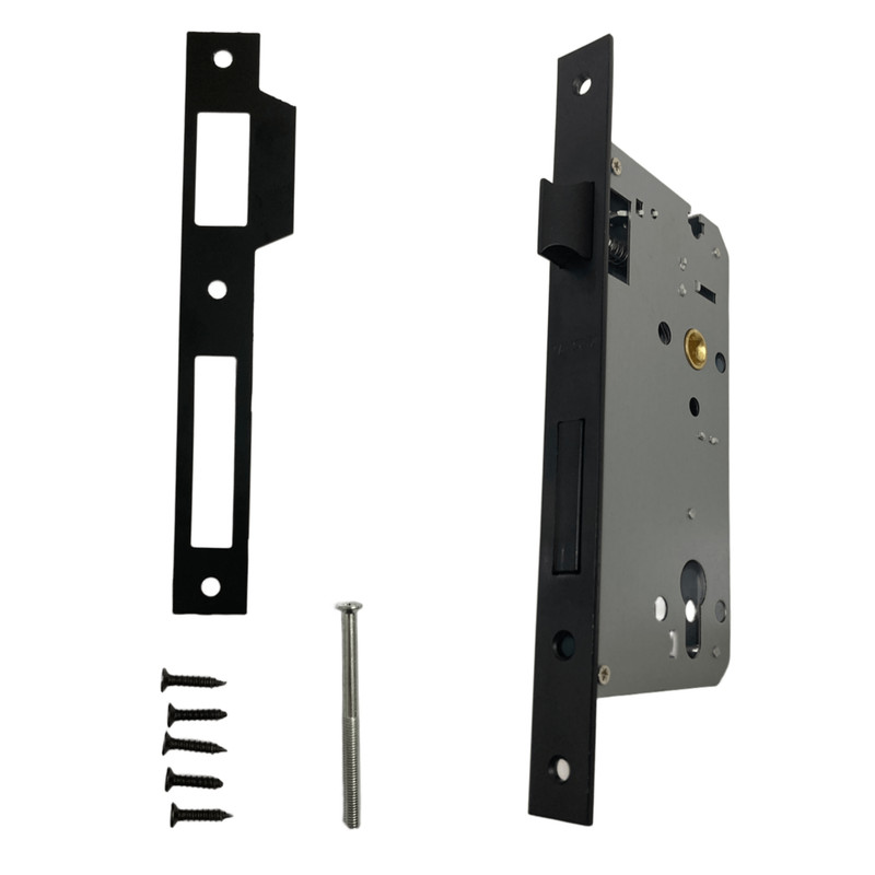 قفل در سوییچی کهن کد 9CM BK همراه با مقابل قفل