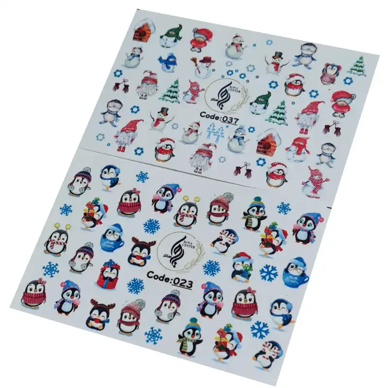 برچسب لنز ناخن رویاسنتر مدل 2337 مجموعه 2 عددی