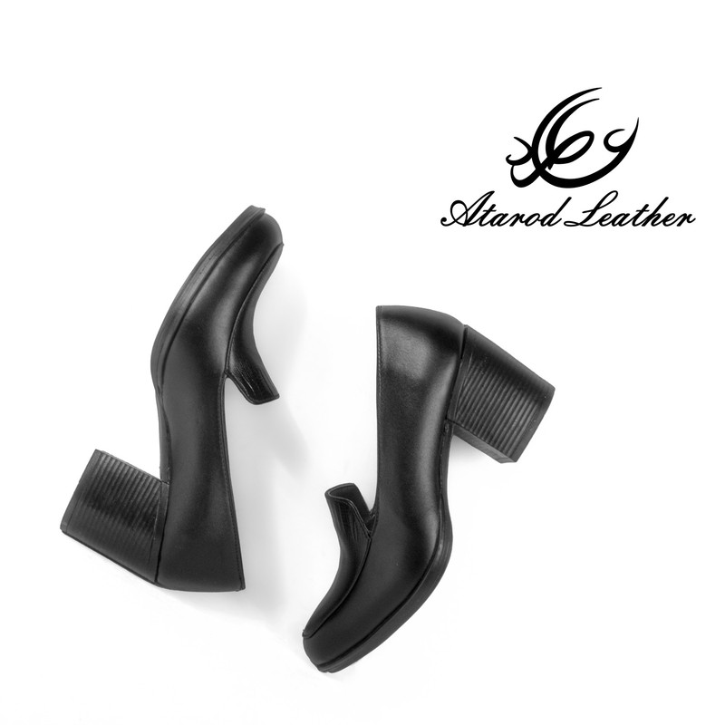کفش زنانه چرم عطارد مدل چرم طبیعی کد SH195