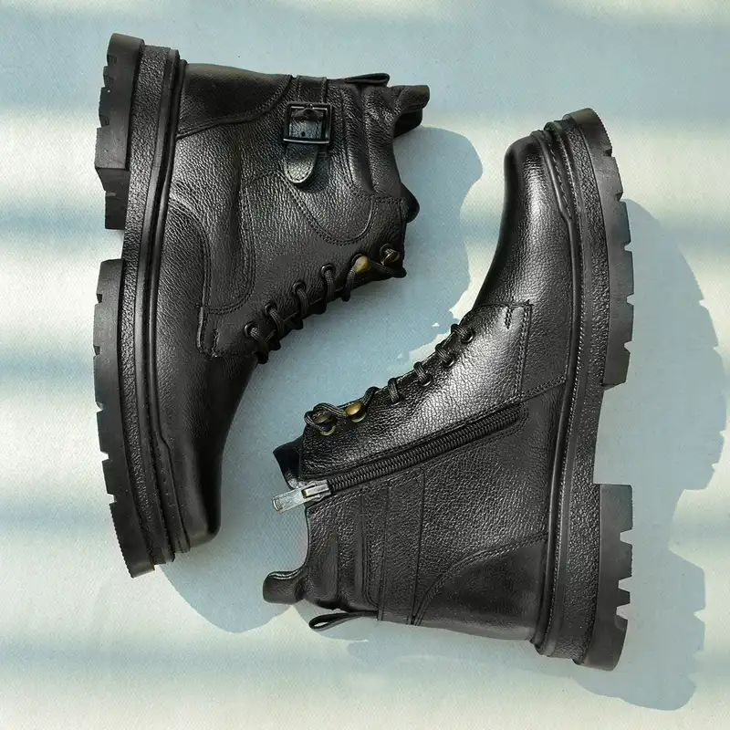 نیم بوت مردانه مدل چرم طبیعی بلنزا ادونس BK.1839