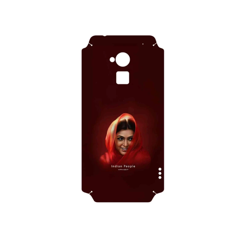 برچسب پوششی ماهوت مدل Portrait of an Indian Woman مناسب برای گوشی موبایل اچ تی سی One Max