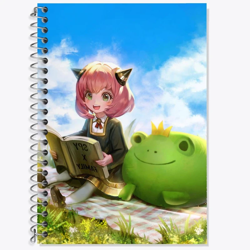 دفتر لغت 50 برگ خندالو مدل آنیا فورجر انیمه اسپای ایکس فمیلی Spy x Family کد 24217