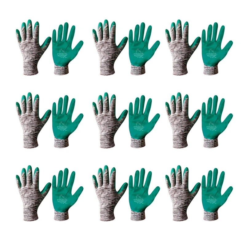 دستکش ایمنی دیزیاکو مدل نیتریل کد GN-0369-09 بسته 9 عددی