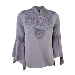 بلوز آستین بلند زنانه مدل سنتی کد 673727