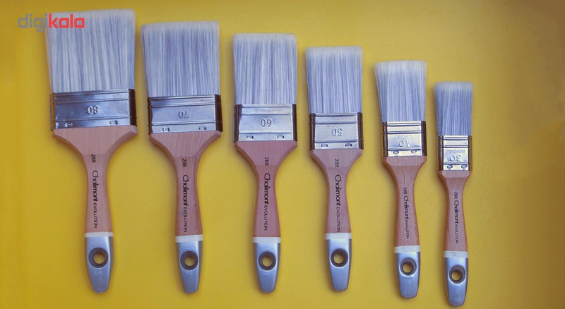 قلم موی شالیمونت مدل Evolution تخت بسته 6 عددی قلم موی شالیمونت مدل Evolution تخت بسته 6 عددی