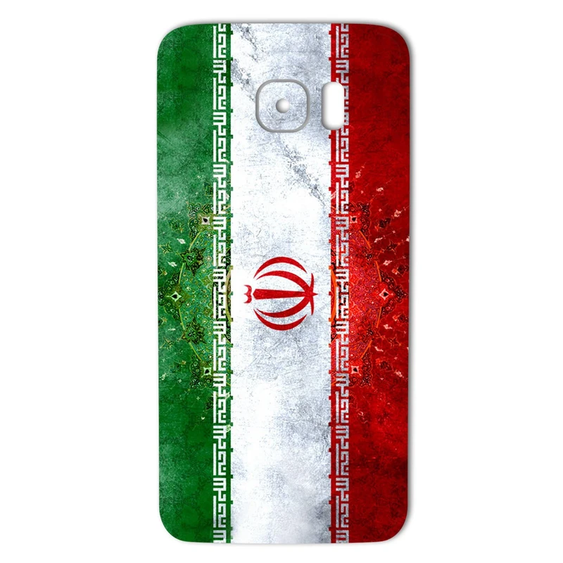 برچسب پوششی ماهوت مدل IRAN-flag Design مناسب برای گوشی Samsung S7 Edge