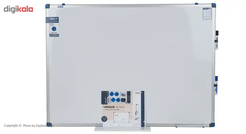 تخته وایت برد شیدکو مدل آلفا سایز 120×90 سانتی‌متر