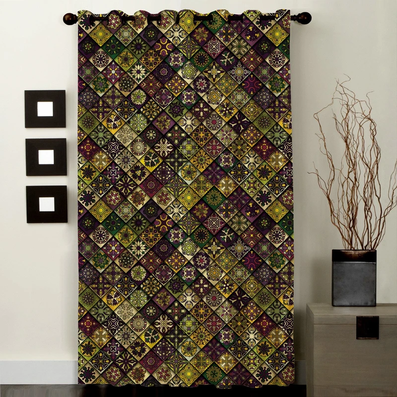 پرده رنس مدل C1-50077 ارتفاع 290 سانتی متر