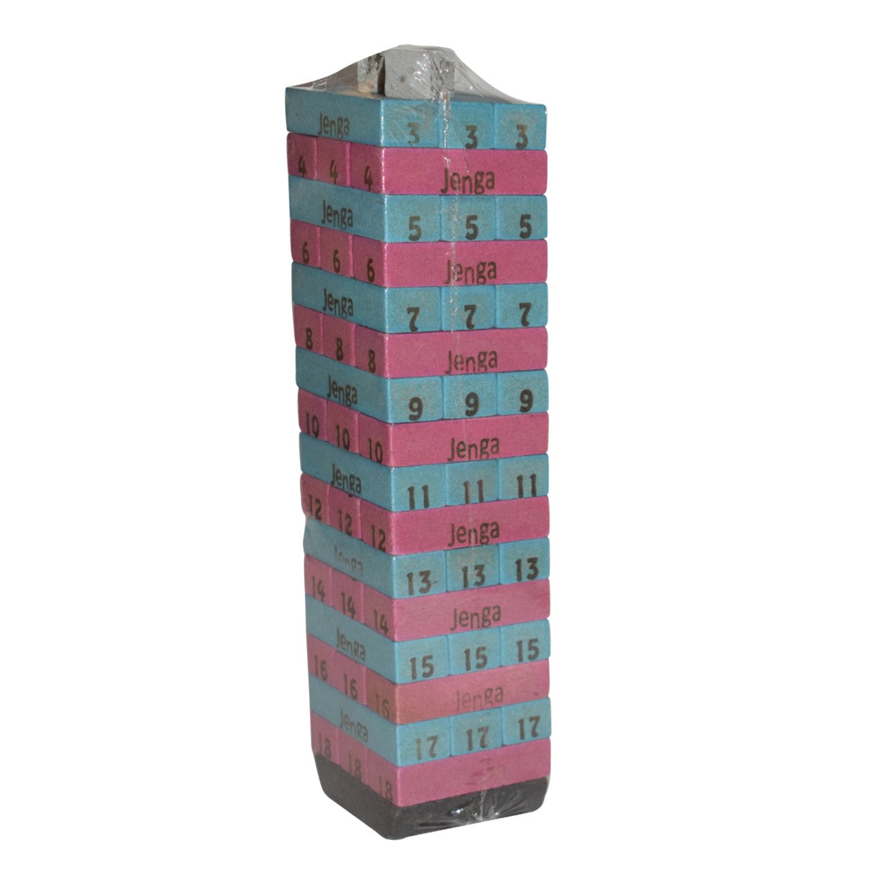 بازی 48  تکه جنگا رنگی پوپک مدل Jenga Joy